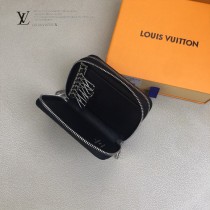 LV-M58106-01   路易威登原版皮多功能雙拉鑰匙包