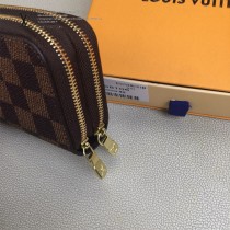 LV-M58106-03   路易威登原版皮多功能雙拉鑰匙包