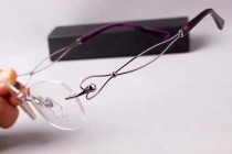 夏蒙女款線純鈦系列無框XL2064簡約斯文眼鏡架光學近視眼鏡架眼鏡框金銀粉紫紅5色