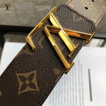 lv 字母扣腰帶采用雙面設計-006