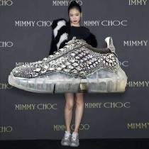 JIMMY CHOO 周仰傑 宋茜同款19早春新款水晶 爆款老爹鞋 水晶鞋
