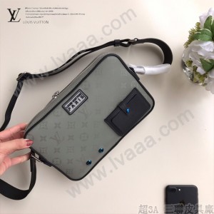 Louis Vuitton Shoulder Bag Monogram Satellite Alpha Messenger M44169 Gray  Women's Men's