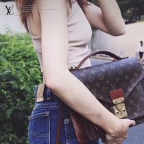 M40786 原版皮 經典 郵差包