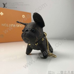 LV 限量鑰匙扣法鬥犬掛件鑰匙扣擺件 小狗可當做汽車擺件掛墜掛件鑰匙扣