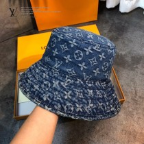 LV做舊牛仔限量漁夫帽，防曬指數超高，休閑運動風