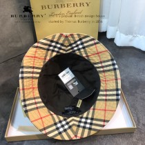 博柏利Burberry經典格子最新春夏新款漁夫帽