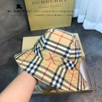 博柏利Burberry經典格子最新春夏新款漁夫帽