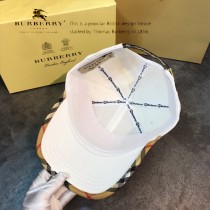 博柏利Burberry-01火爆單品TB經典格紋棒球帽各大時尚達人明星同款