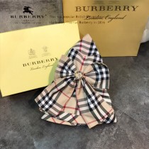 柏利（Burberry）蝴蝶結格子最新春夏新款漁夫帽