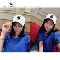 博柏利Burberry火爆單品TB經典格紋棒球帽各大時尚達人明星同款