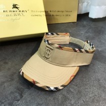 博柏利Burberry火爆TB金線立體刺繡，夏季空頂帽