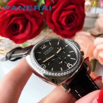 沛納海 PANERAI 進口石英機芯 女表 316精鋼表殼  耐用小牛皮帶