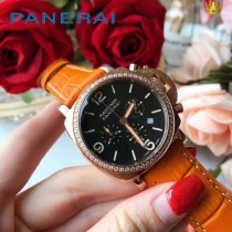 沛納海 PANERAI 進口石英機芯 女表 316精鋼表殼  耐用小牛皮帶