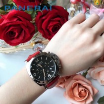 沛納海 PANERAI 進口石英機芯 女表 316精鋼表殼   小牛皮帶