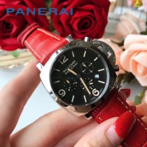 沛納海 PANERAI 進口石英機芯 女表 316精鋼表殼   小牛皮帶