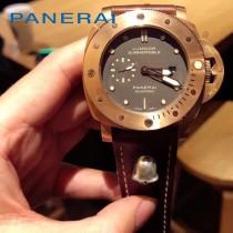 沛納海  PANERAI  爆款瑞士機芯手表  Pam382 克羅心 機芯 背透