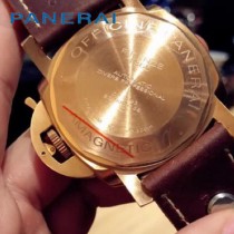 沛納海  PANERAI  爆款瑞士機芯手表  Pam382 克羅心 機芯 背透