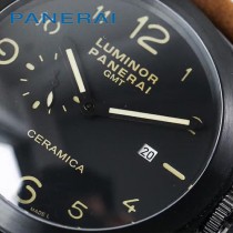 沛納海  PANERAI   Pam新款男士腕表 ，升級v2版  全316烏鋼