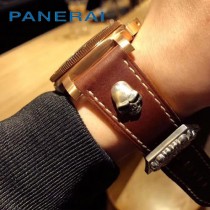 沛納海  PANERAI  爆款瑞士機芯手表  Pam382 克羅心 機芯 背透