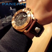 沛納海  PANERAI  爆款瑞士機芯手表  Pam382 克羅心 機芯 背透