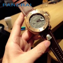 沛納海  PANERAI  爆款瑞士機芯手表  Pam382 克羅心 機芯 背透