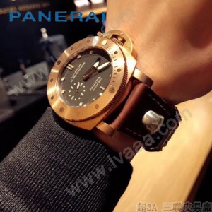 沛納海  PANERAI  爆款瑞士機芯手表  Pam382 克羅心 機芯 背透