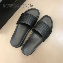BV 代購級 男士春夏真皮編織拖鞋