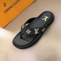 LV 男士拖鞋 男士涼鞋 人字拖