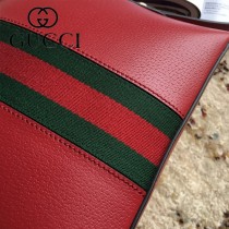 499621-10 新款原版皮 Ophidia貝殼包 簡約幹練極富現代氣息的設計感、結合鮮豔靚麗的紅綠帶搭配
