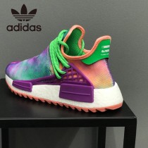 菲董聯名Pharrell Williams x adidas Originals NMD Hu Trail NERD人類系列休閑慢跑鞋