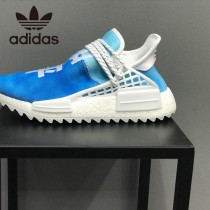 菲董聯名Pharrell Williams x adidas Originals NMD Hu Trail NERD人類系列休閑慢跑鞋