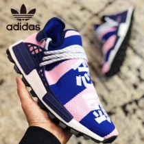 菲董聯名Pharrell Williams x adidas Originals NMD Hu Trail NERD人類系列休閑慢跑鞋