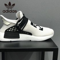 菲董聯名Pharrell Williams x adidas Originals NMD Hu Trail NERD人類系列休閑慢跑鞋