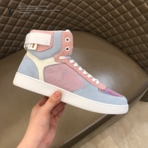 LV 新款 炫彩高幫運動鞋