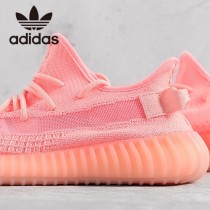 原單椰子鞋 熒光紅 巴斯夫真爆Adidas Yeezy 350 Boost V2 定制版