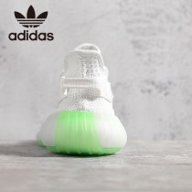 原單椰子鞋  白配綠 巴斯夫真爆Adidas Yeezy 350 Boost V2 定制版