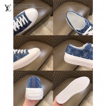 LV 新款印花帆布鞋