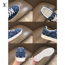 LV 新款印花帆布鞋 休閑鞋