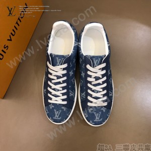 LV 新款印花帆布鞋 休閑鞋