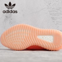 原單椰子鞋 熒光紅 巴斯夫真爆Adidas Yeezy 350 Boost V2 定制版