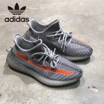 官方貨號#EG7963原單椰子鞋  adidas YEEZY BOOST 350 V2 斑馬橘側透