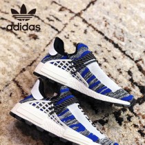菲董聯名Pharrell Williams x adidas Originals NMD Hu Trail NERD人類系列休閑慢跑鞋-01