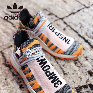 菲董聯名Pharrell Williams x adidas Originals NMD Hu Trail NERD人類系列休閑慢跑鞋-01