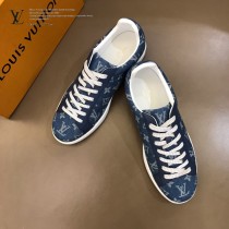 LV 新款印花帆布鞋 休閑鞋