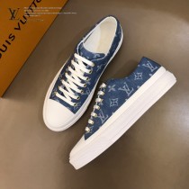 LV 新款印花帆布鞋