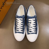 LV 新款印花帆布鞋