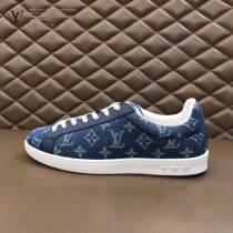 LV 新款印花帆布鞋 休閑鞋