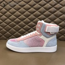 LV 新款 炫彩高幫運動鞋