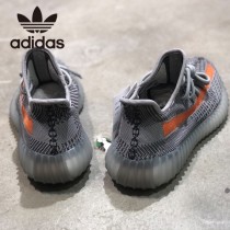 官方貨號#EG7963原單椰子鞋  adidas YEEZY BOOST 350 V2 斑馬橘側透