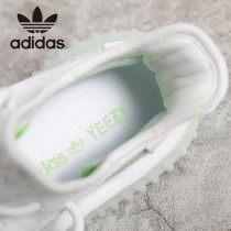 原單椰子鞋  白配綠 巴斯夫真爆Adidas Yeezy 350 Boost V2 定制版